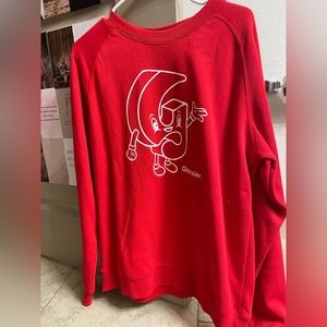 NWOT Glossier Holiday Crewneck